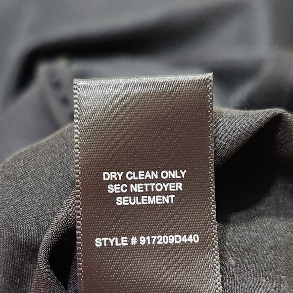 Rebecca Taylor Diamond Texture Fit Flare Dress Black Sz 10 - Picture 9 of 10